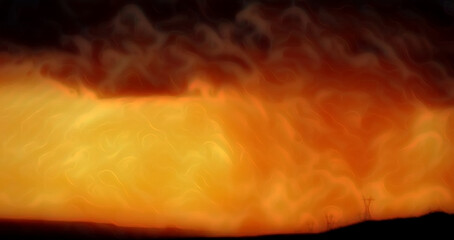 background of sky and cloud views with beautiful colors