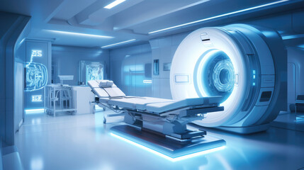 An advanced diagnostic imaging center - obrazy, fototapety, plakaty