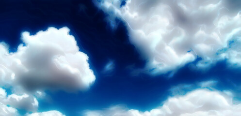 background of sky and cloud views with beautiful colors