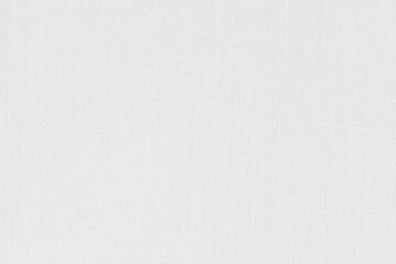 White linen fabric texture background, seamless pattern of natural textile.