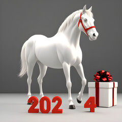 horse to welcome the new year