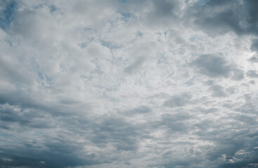 A dramatic overcast sky