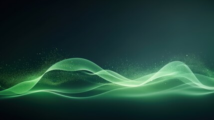 Reflective green flake background, background for graphics