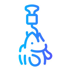 scale Line Gradient Icon