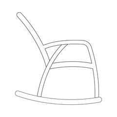 Rocking chair icon