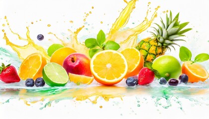 a background of fruit