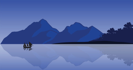 reflection in the lake