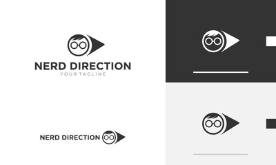 Logo design icon symbol sign location pin genius geek travel journey eye pin address business vision