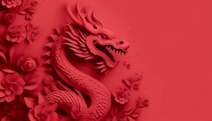 赤い龍のフレーム