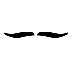 Cartoon eyebrows shapes