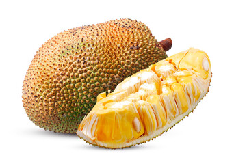 Single object of Jackfruit isolated on white background