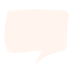 Callout Dialog Flat Element 