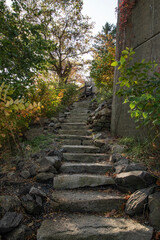 Rock steps
