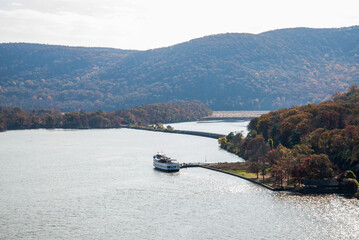 Boat in the Hudson River 