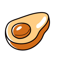 playful doodled cafe avocado