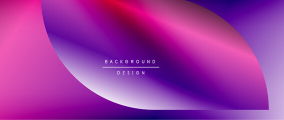 Circles and round shapes with gradients. Minimal abstract background, round geometric shapes, clean and structured design