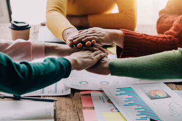Businesswoman handshake and business people. Successful business handshake concept.