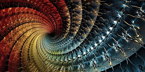 abstract background with spiral