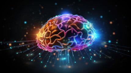 brain hologram, digital network link, technology, Neuronal Links,