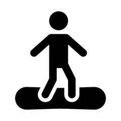 Snowboarding Icon