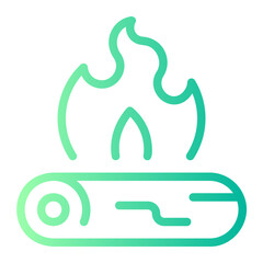 bonfire gradient icon