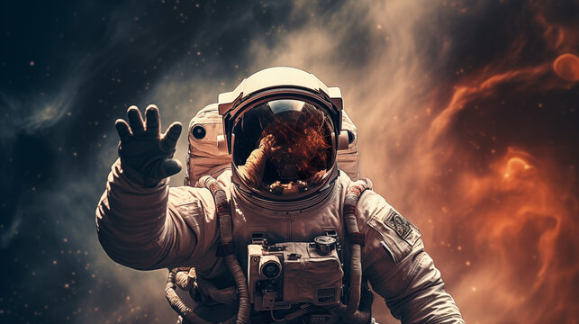 Jornada Al&eacute;m da Terra: Ilustrando a Determina&ccedil;&atilde;o do Astronauta, IA Generativa