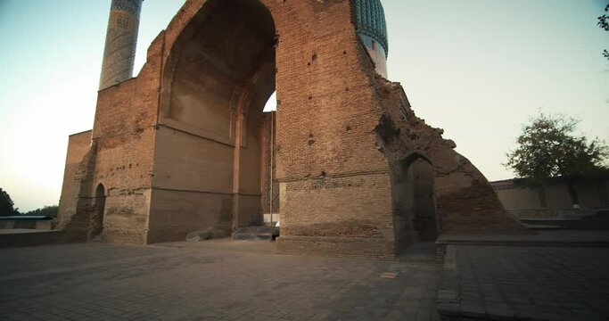Samarkand, Amir Temur (Tamerlane) Mausoleum Uzbekistan built in 1404, video 5 of 46