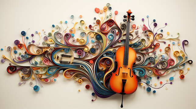 abstract music background