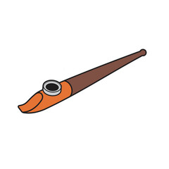illustration of medwakh, a small smoking pipe of Arabic origin.