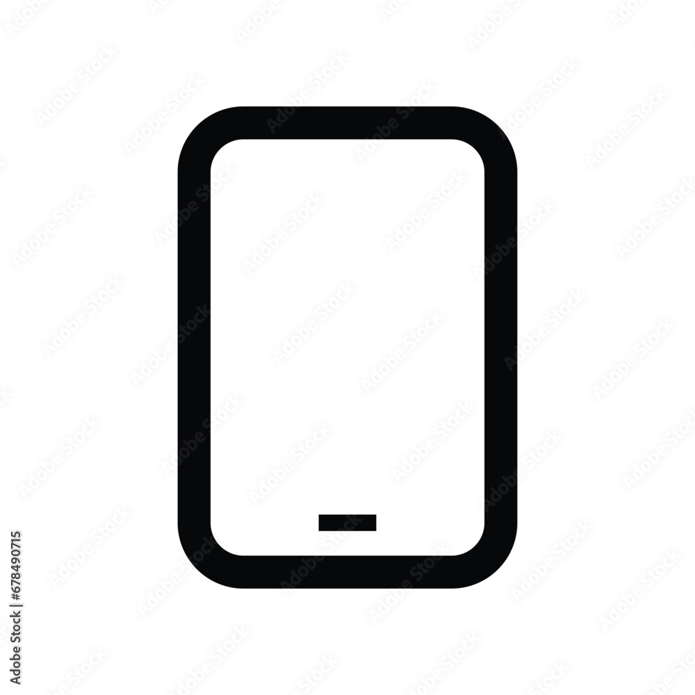 Wall mural smartphone vector icon