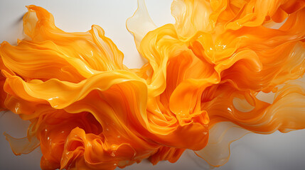 Orange paint splash background - Powered by Adobe