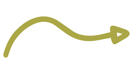 arrow head for pointer to lead direction, curve arrow down to the right