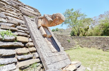 The spectacular Mayan pyramid city of Tonina in Ocosingo, Chiapas