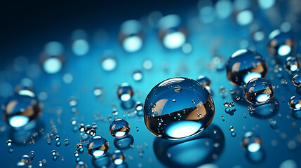 drops of water HD 8K wallpaper Stock Photographic Image 