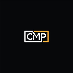 Initial Letter CMP Flame Logo Design Template