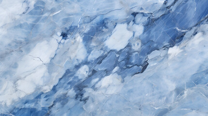 Obraz premium blue and white marble texture. generative AI.