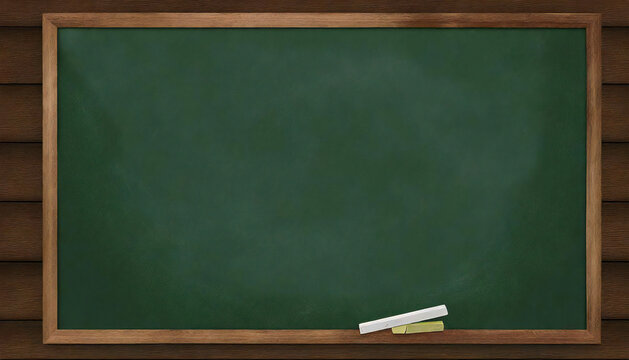 Image illustration of a blackboard. Textured chalkboard background texture.