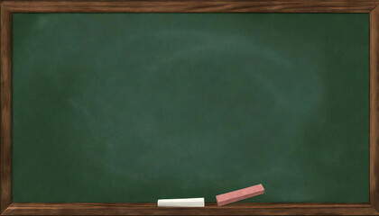 Image illustration of a blackboard. Textured chalkboard background texture.