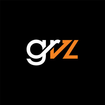 GRZ Letter Initial Logo Design Template Vector Illustration