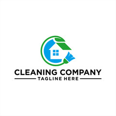 Striking logo for cleaning company, House Cleaning Service Logo Design Inspiration