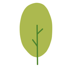 Tree icon on white background