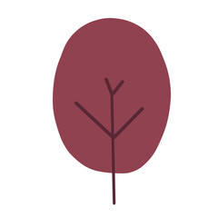 Tree icon on white background