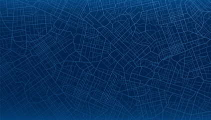 View from above the map buildings. Detailed view of city. Tracking car location.. City top view. Abstract background. Map navigation. . Flat style, Vector, illustration isolated. Cute simple design