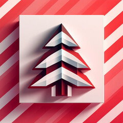 abstract christmas tree