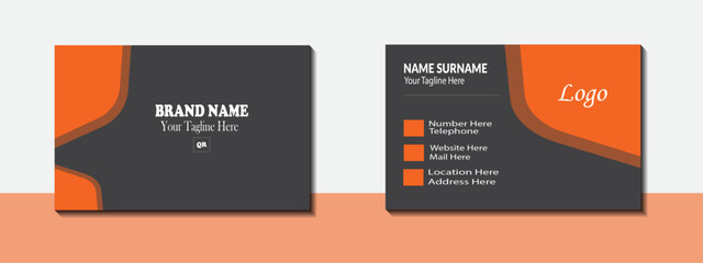 Business card template.