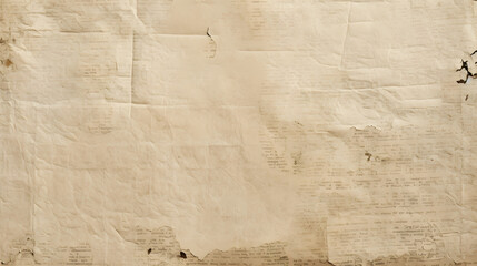 Paper texture cardboard background close-up. Grunge paper texture old paper Newspaper marble texture. generative AI.