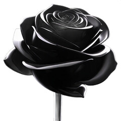 Black Rose Symbol of Romance and Beauty