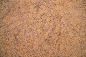 Cow Dung  brown plaster of soil  abstract Texture Background Countryside of Bangladesh