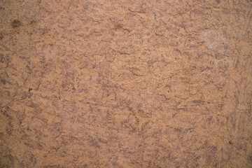 Cow Dung  brown plaster of soil  abstract Texture Background Countryside of Bangladesh