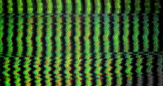 Retro 4K 90s handheld cam analogue VHS footage vintage noise loop. Broken TV reception static insert element for the horror show. Glitch retro horror video. Bad transfer. VCR broken TV insert effect